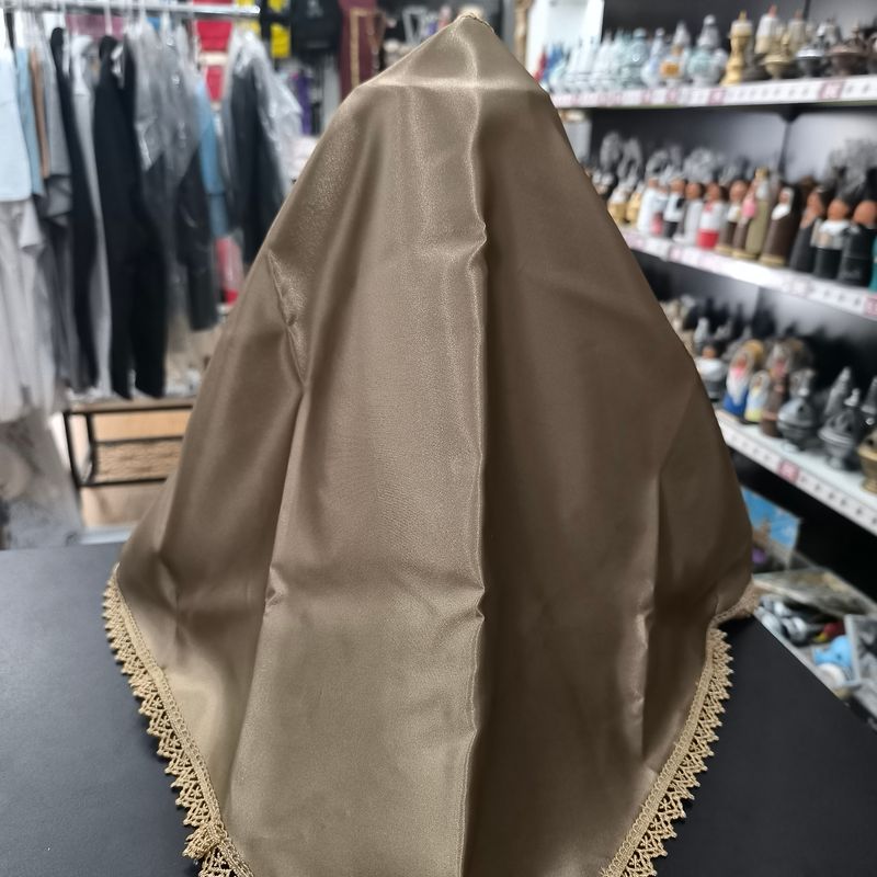 Manto para 30 cm. - Raso camel