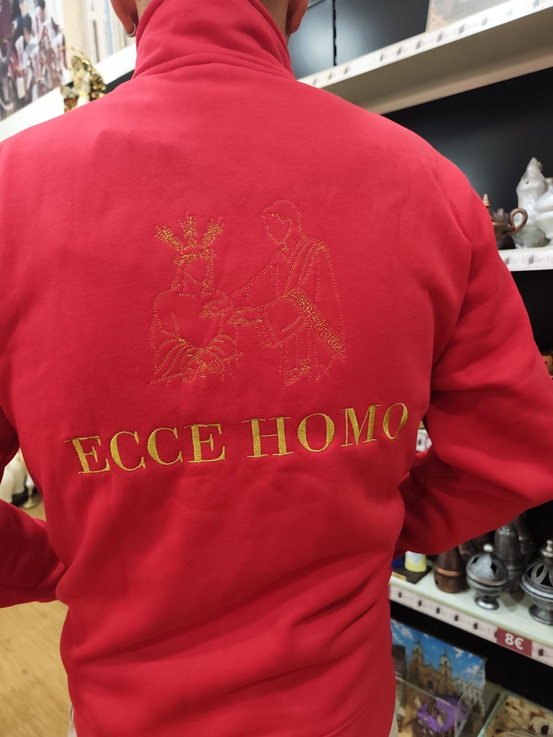 Sudadera bordada - Ecce-Homo Sudadera bordada - Ecce-Homo