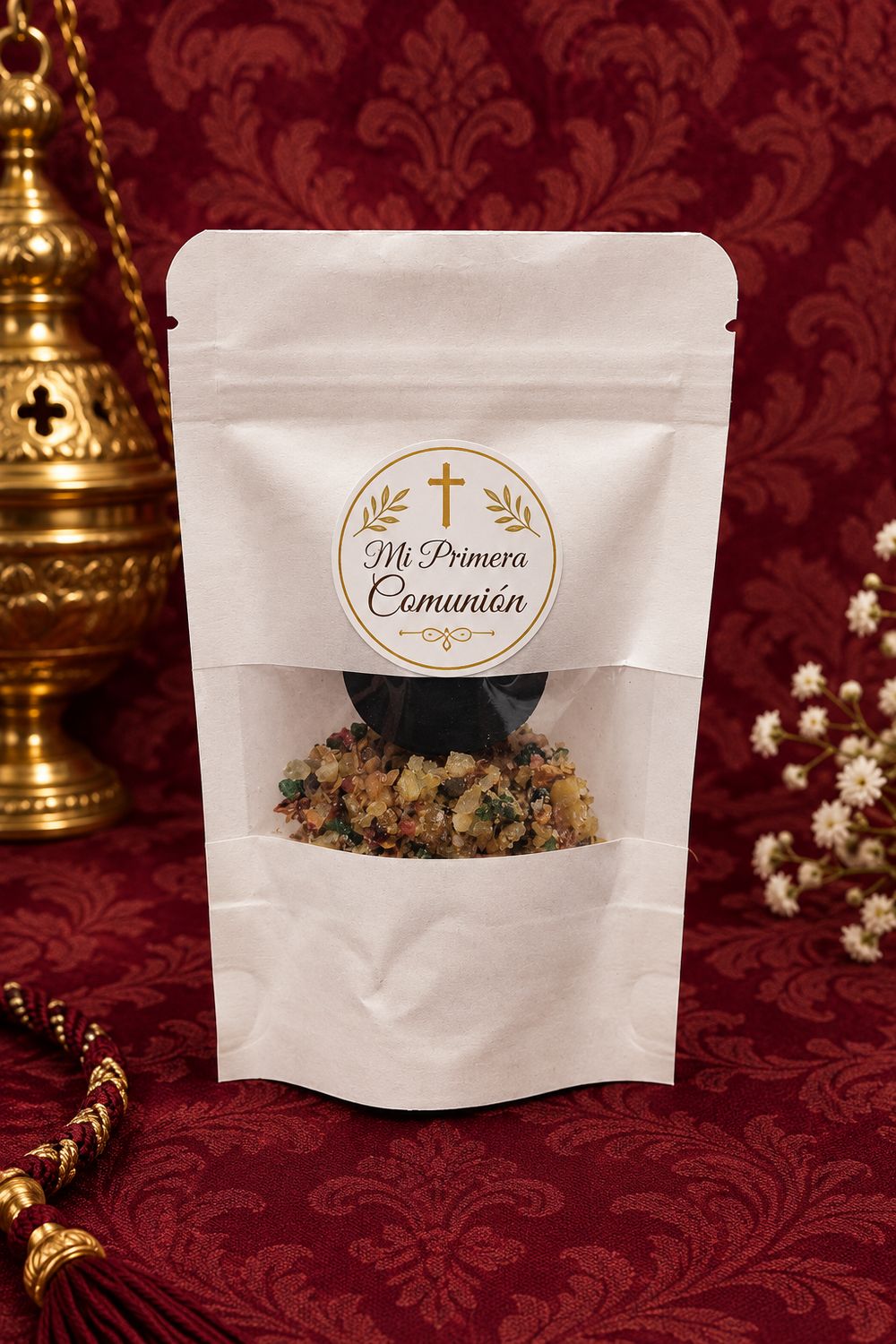 Bolsitas de incienso y carbón para bodas y eventos Bolsitas de incienso y carbón para bodas y eventos