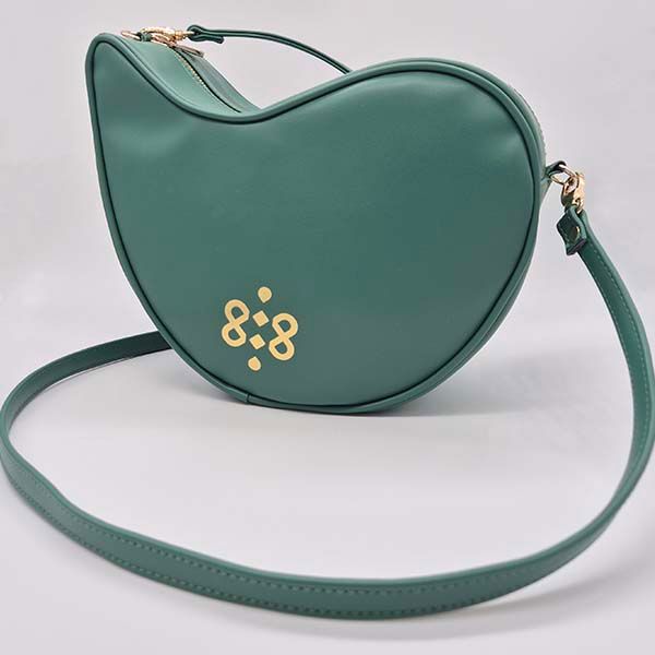 ​Leaf-shaped Shoulder Bag (Emerald Green)