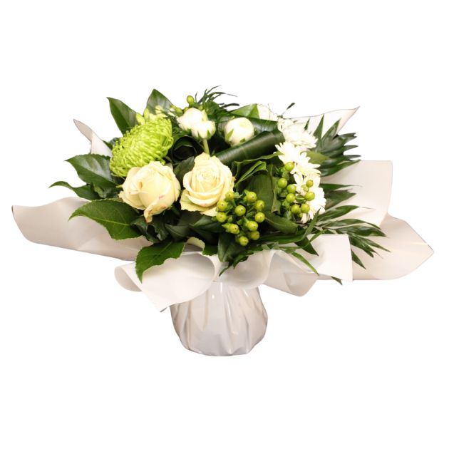 Bouquet Rond dans Bulle D’Eau