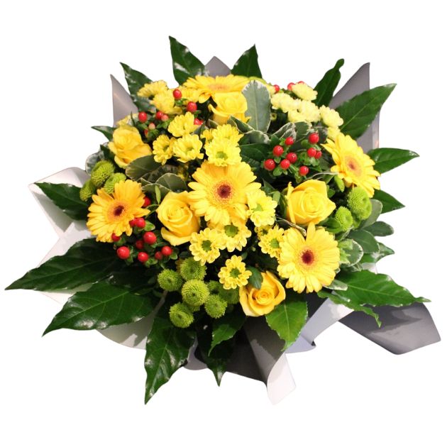 Bouquet Rond dans Bulle D’Eau