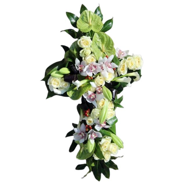 Croix d’orchidées