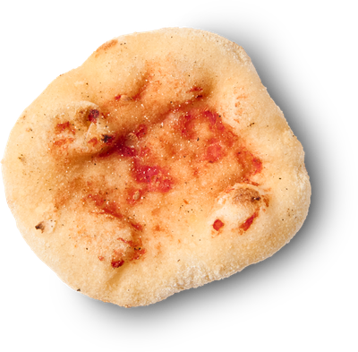 Pizzarette Bodems - 12 stuks - Met Tomatensaus