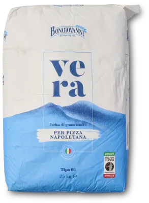 Vera Pizzabloem Type 00 – Italiaanse Tarwebloem voor Napolitaanse Pizza (25 kg)