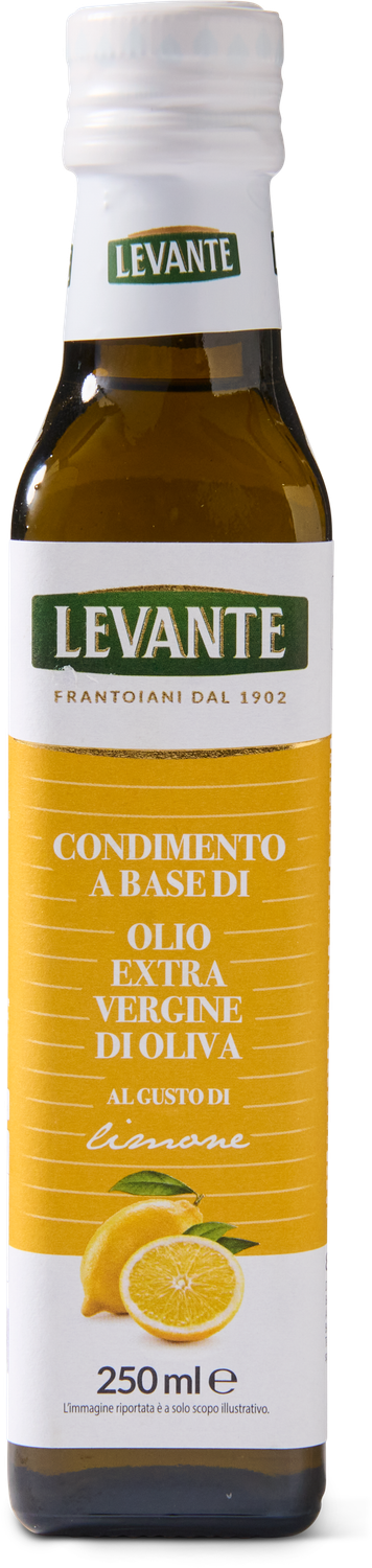 Extra vierge olijfolie met citroen (250ml) – Frisse Italiaanse smaakmaker voor pizza, salades & meer