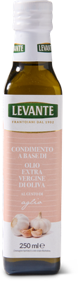Extra vierge olijfolie met knoflook (250ml) – Italiaanse smaakmaker voor pizza, pasta & brood