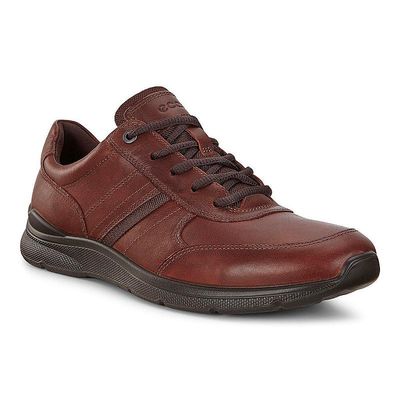 ECCO MEN'S IRVING DK BRN DRESS SHOE