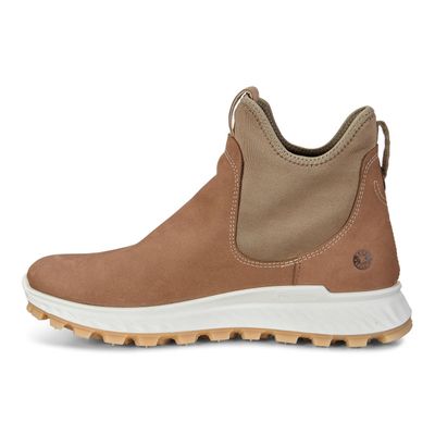 ECCO WOMEN'S EXOSTRIKE GTX CHELSEA WINTER BOOT CAMEL