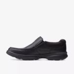 CLARKS MEN'S DRESS SHOE BRADLEY FREE BLK LEATHER WIDE