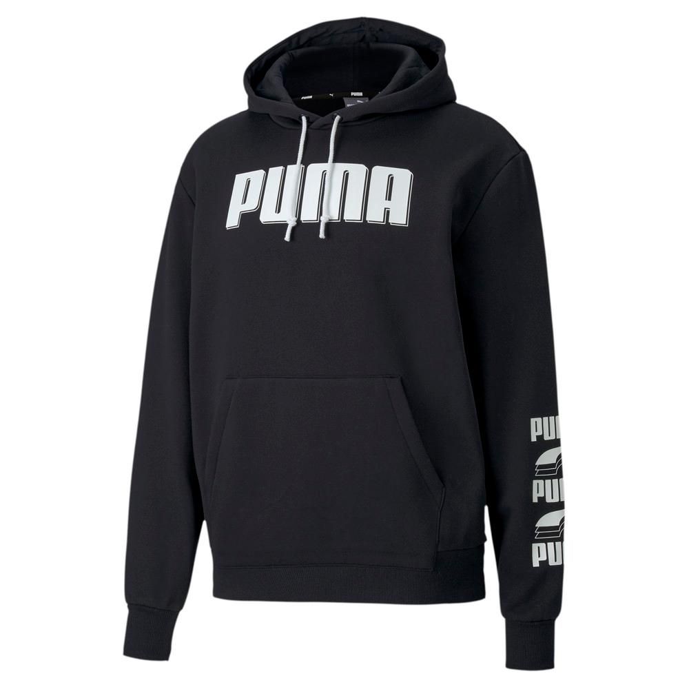 PUMA WOMEN&#39;S REBEL BOLD HOODIE BLK