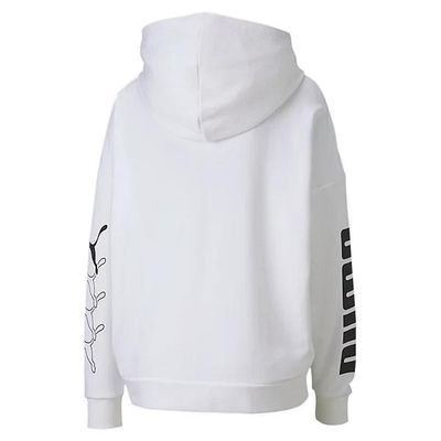 PUMA WOMEN'S REBEL HOODY TR WHITE
