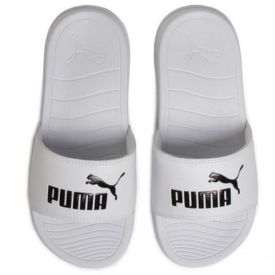 PUMA MEN'S POPCAT WHITE SLIPPER
