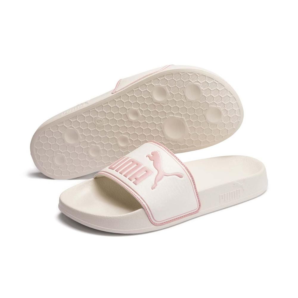 PUMA WOMEN&#39;S LEADCAT BEIGE SLIPPER
