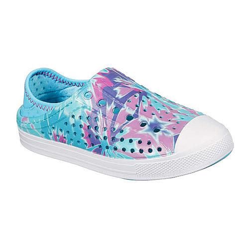 SKECHERS GIRL&#39;S GUZMAN STEPS TURQOUISE SANDAL