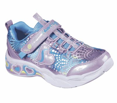 SKECHERS GIRL&#39;S SWEETHEART LIGHTS CASUAL SHOES