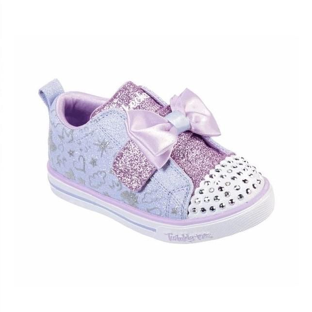 SKECHERS GIRL&#39;S TODDLER&#39;S SPARKLE FUN BLUE CASUAL SHOES