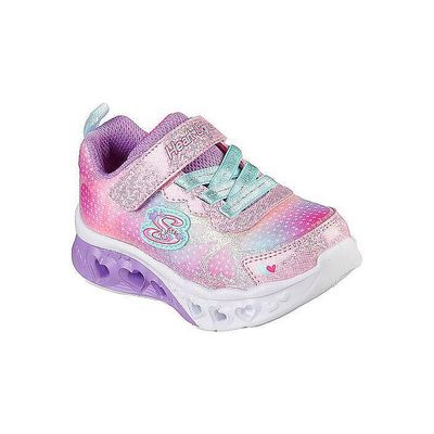 SKECHERS GIRL&#39;S TODDLER  FLUTTER HEART LIGHTS ATHLETIC SHOE
