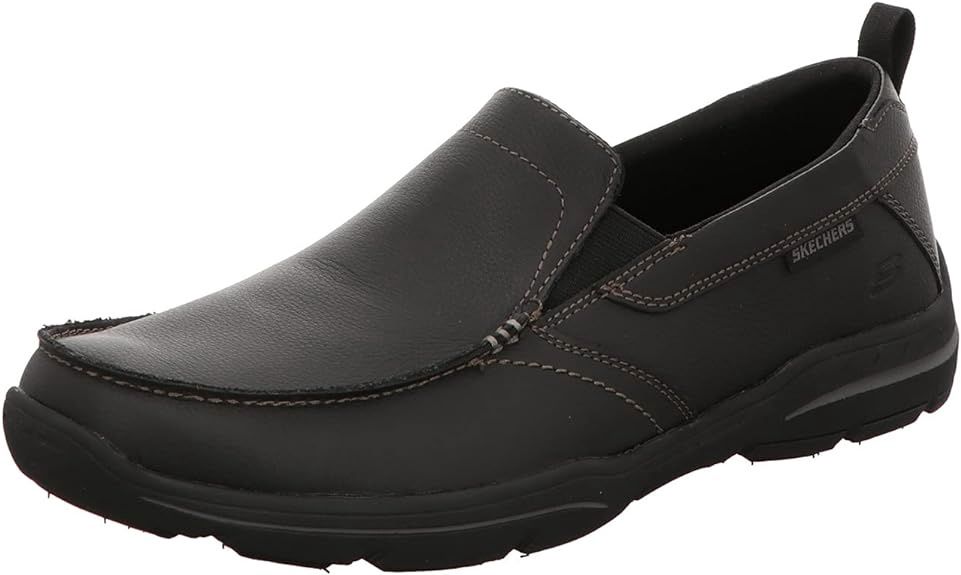SKECHERS MEN&#39;S HARPER FORDE WIDE BLK CASUAL SHOE