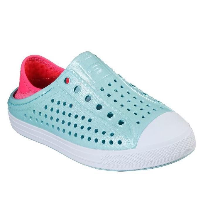 SKECHERS GIRL&#39;S GUZMAN STEPS TURQUOISE, Size: 1 Kid(US)