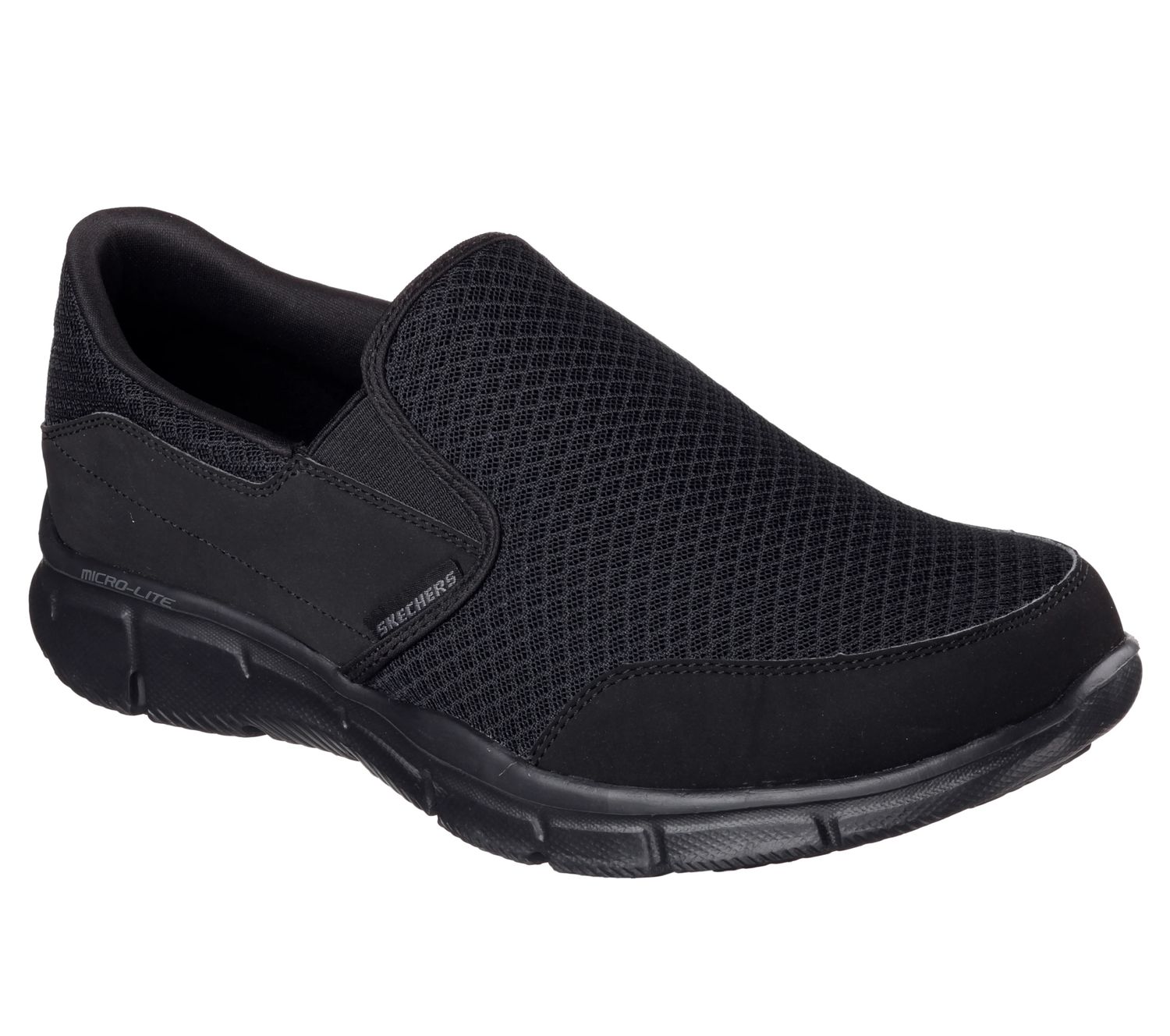 SKECHERS MEN&#39;S EQUALIZER CHARCOAL CASUAL SHOES, Size: 10(US)