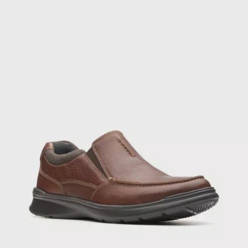 CLARKS MEN&#39;S DRESS SHOE COTRELL FREE TOBACCO WIDE, Size: 8.5(US)