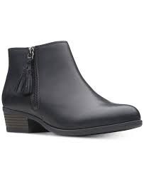 CLARKS WOMEN&#39;S DRESS BOOT ADDIY TERRI BLK, Size: 6(US)