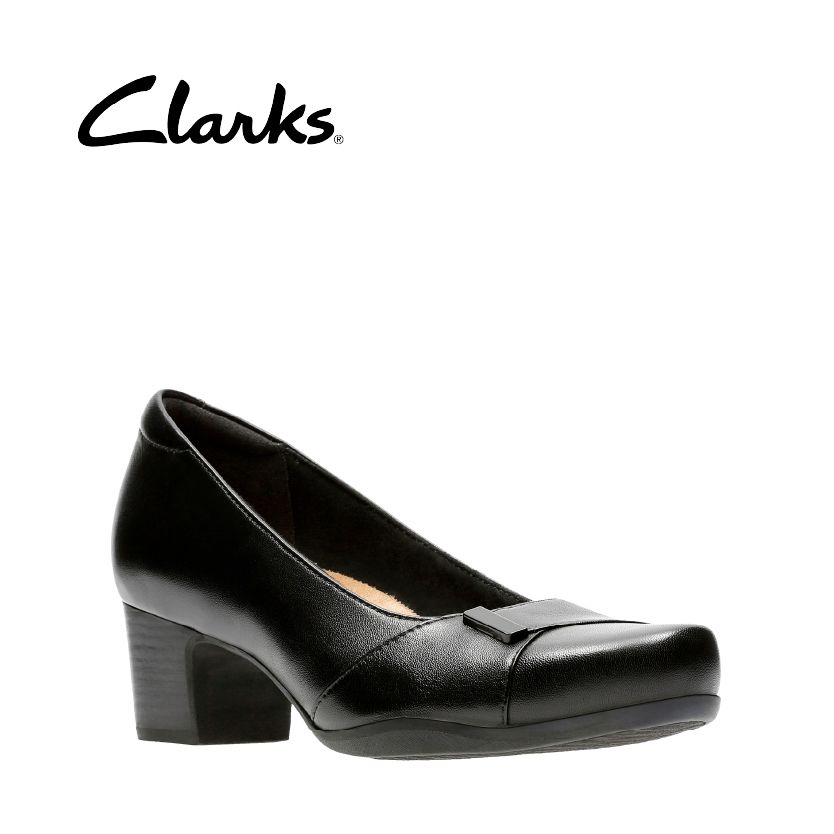 CLARKS WOMEN&#39;S DRESS SHOE ROSALUN BELLE BLACK, Size: 8(US)