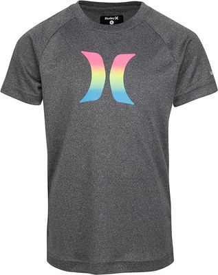 HURLEY BOY&#39;S RASH GUARD T-SHIRT AG-UPF50