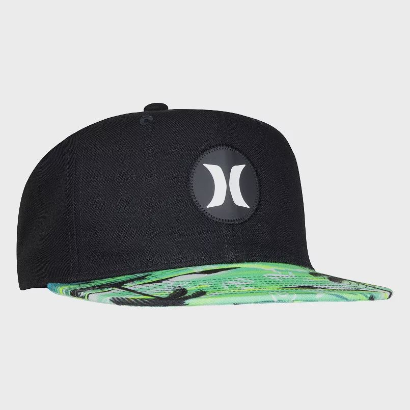 HURLEY BOY&#39;S PRINTED FLAT BRIM CAP HAT