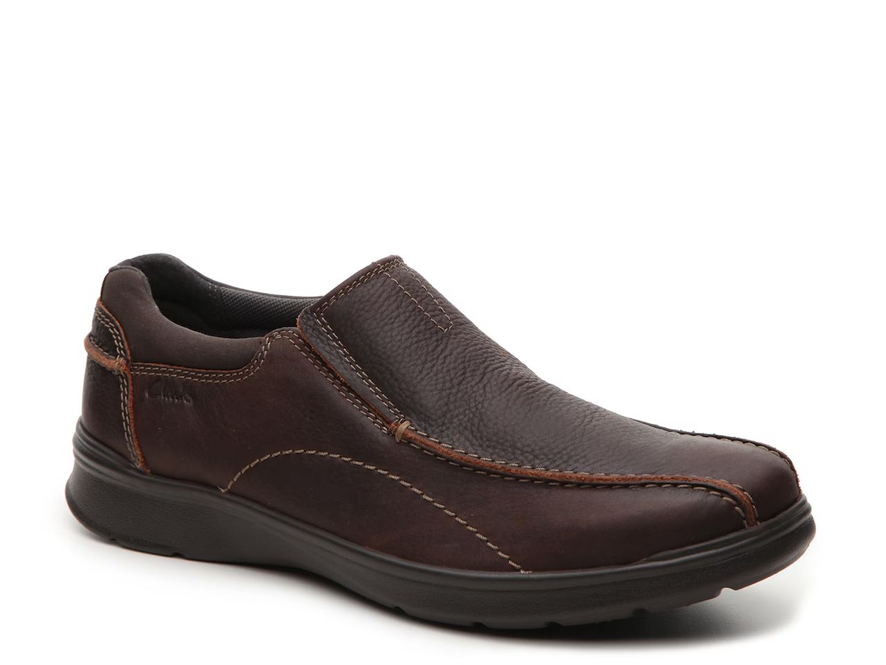 CLARKS MEN&#39;S DRESS SHOE COTRELL STEP BRN, Size: 9.5(US)