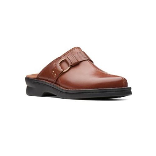 CLARKS WOMEN&#39;S SLIPPER PATTY LORENE BROWN WIDE, Size: 9.5(US)