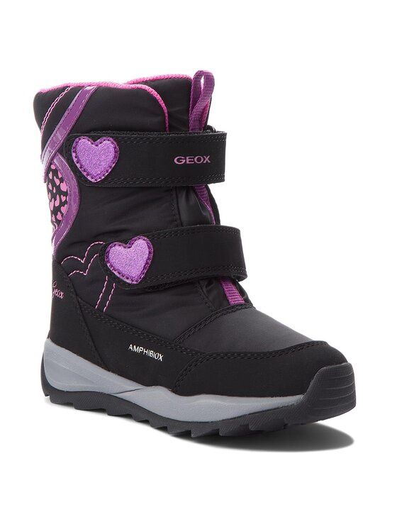 GEOX GIRL&#39;S WINTER BOOTS ORIZONT BLK