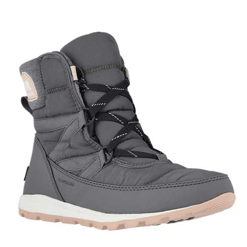SOREL WOMEN&#39;S WHITNEY SHORT LACE WINTER BOOT QUARRY