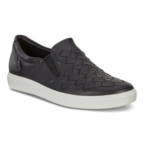 ECCO WOMEN&#39;S SOFT 7 SLIP ON CASUAL SHOE BLK, Size: 36(EU)