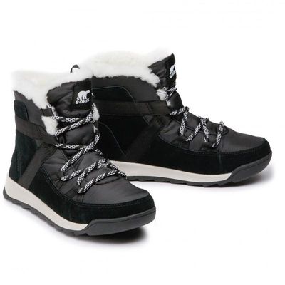 SOREL WOMEN'S WHITNEY II FLURRY WP WINTER BOOT BLK