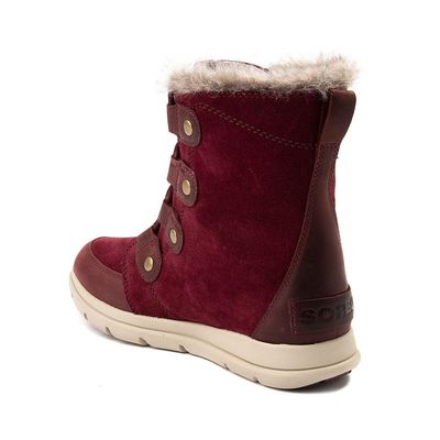 SOREL WOMEN'S EXPLORER JOAN WINTER BOOT WINE