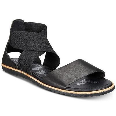 SOREL WOMEN&#39;S ELLA SANDAL BLACK