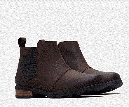 SOREL WOMEN&#39;S EMELIE CHELSEA CASUAL BOOT CATTAIL