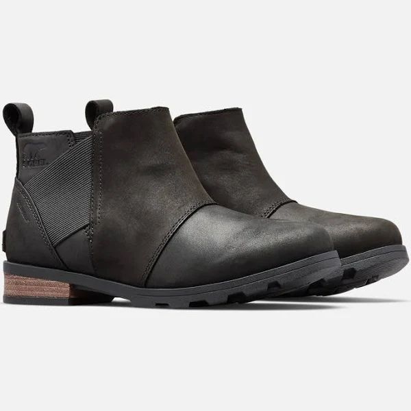 SOREL WOMEN&#39;S EMELIE CHELSEA CASUAL BOOT BLK