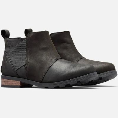 SOREL WOMEN'S EMELIE CHELSEA CASUAL BOOT BLK