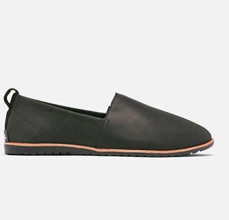 SOREL WOMEN&#39;S  ELLA SLIP ON CASUAL SHOE BLK