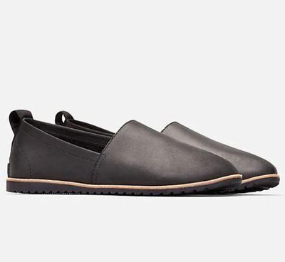 SOREL WOMEN'S  ELLA SLIP ON CASUAL SHOE BLK
