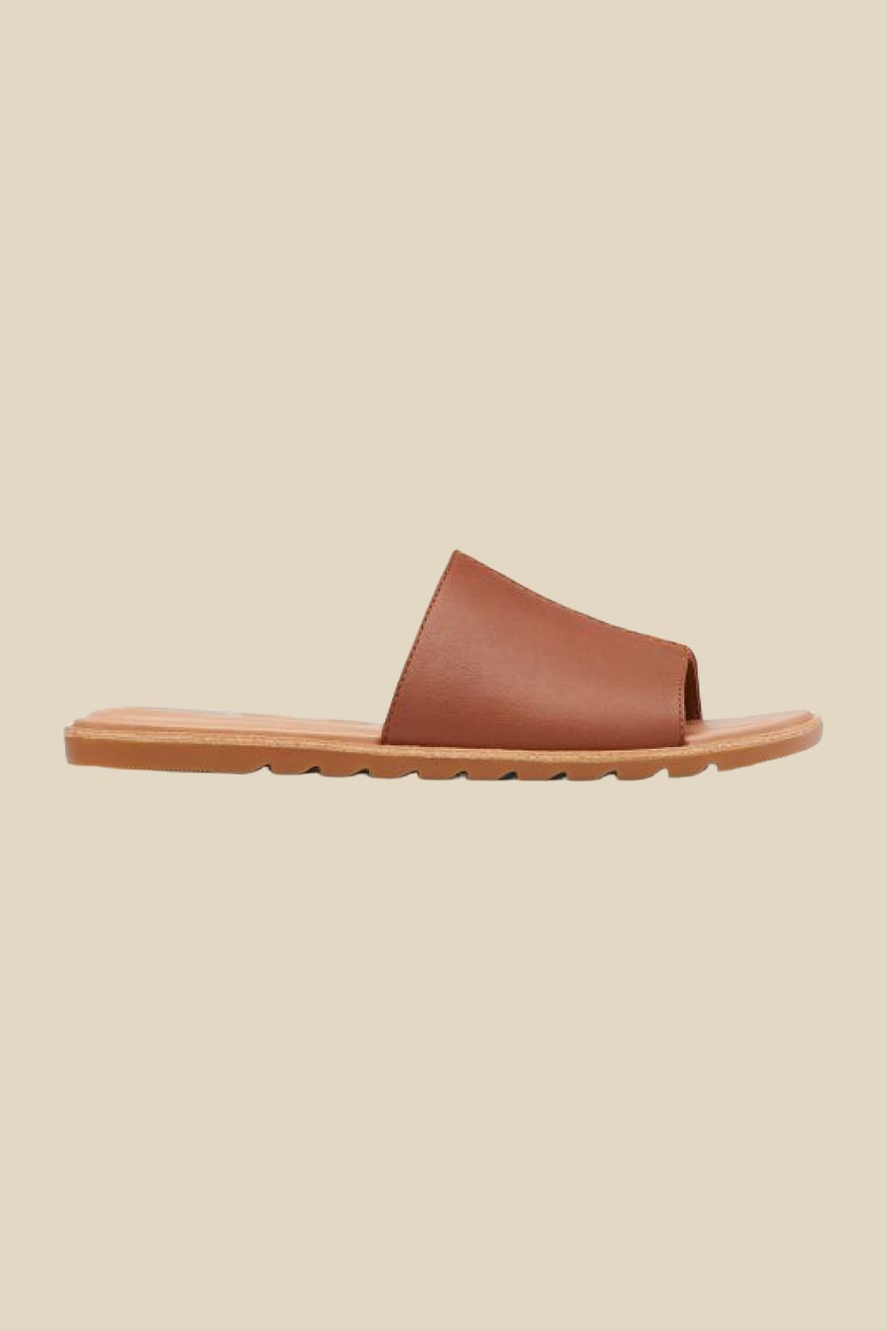 SOREL WOMEN&#39;S ELLA SLIDE TAN SLIPPER