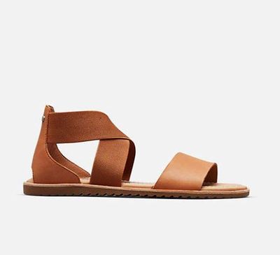 SOREL WOMEN&#39;S  ELLA SANDAL TAN
