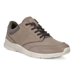 ECCO MEN&#39;S IRVING TIE DARK CLAY CASUAL SHOE, Size: 41(EU)