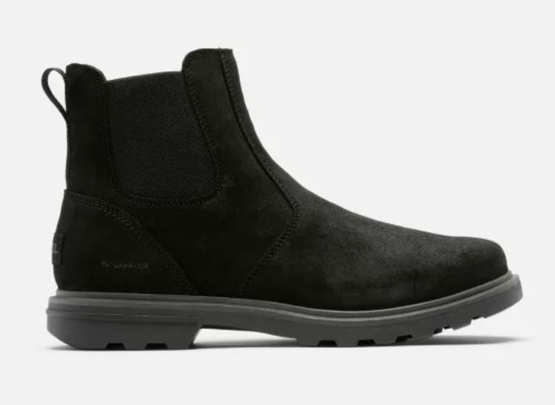 SOREL MEN&#39;S CARSON CHELSEA WP WINTER BOOT BLK
