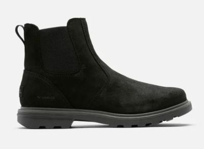 SOREL MEN&#39;S CARSON CHELSEA WP WINTER BOOT BLK