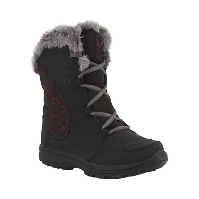 COLUMBIA GIRL&#39;S WINTER BOOT ICE MAIDEN LACE II BLK