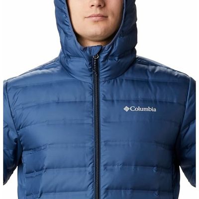 COLUMBIA MEN'S LAKE 22 DOWN HOODED JACKET NOCTURNAL